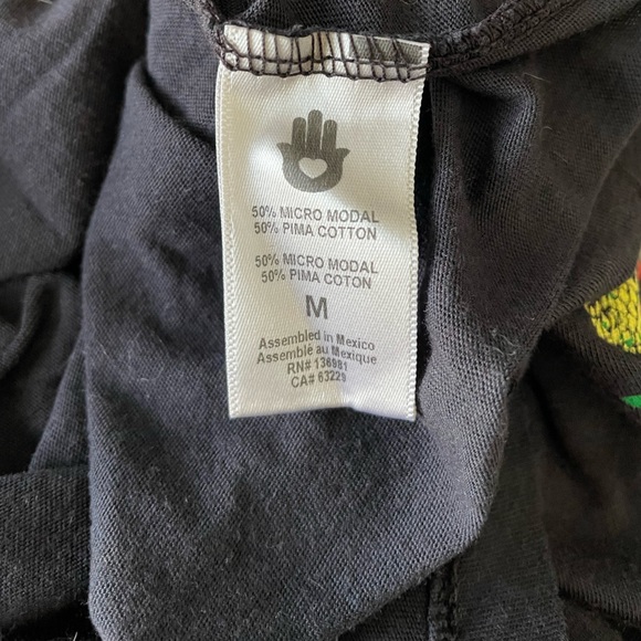 Spiritual Gangster Do All Things With Peace And Love Dove Tank Sz M Black - Picture 6 of 8